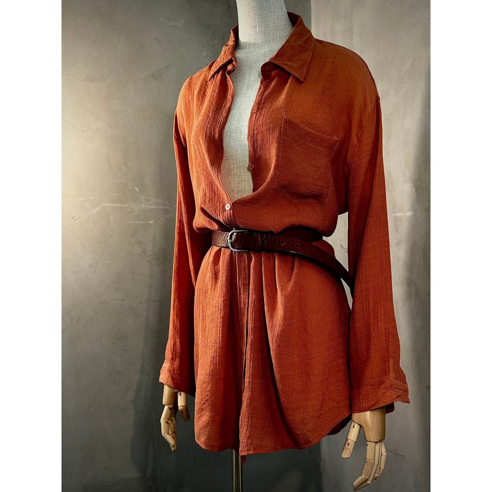 Brend new Shirt - Sundress / Brick color